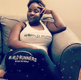 World Runners Travel White Tank Top