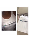 World Runners Travel White Tank Top