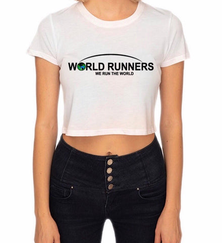 World Runners Travel Cropped T-Shirt